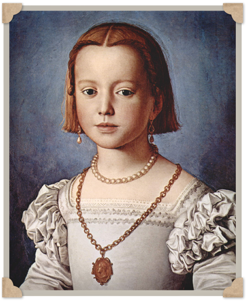Retrato de Bia de Madici de Bronzino