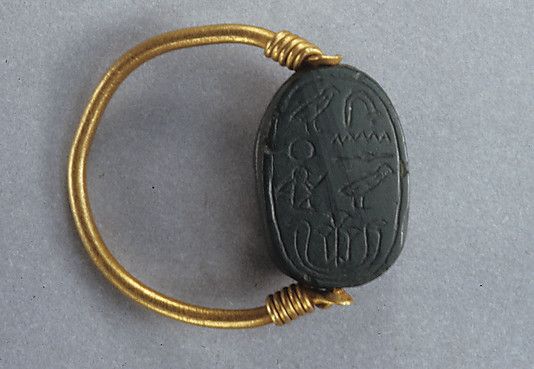 anillo egipcio XVIII aC